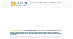 Desktop Screenshot of gablesassurancegroup.com