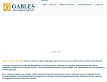 Tablet Screenshot of gablesassurancegroup.com